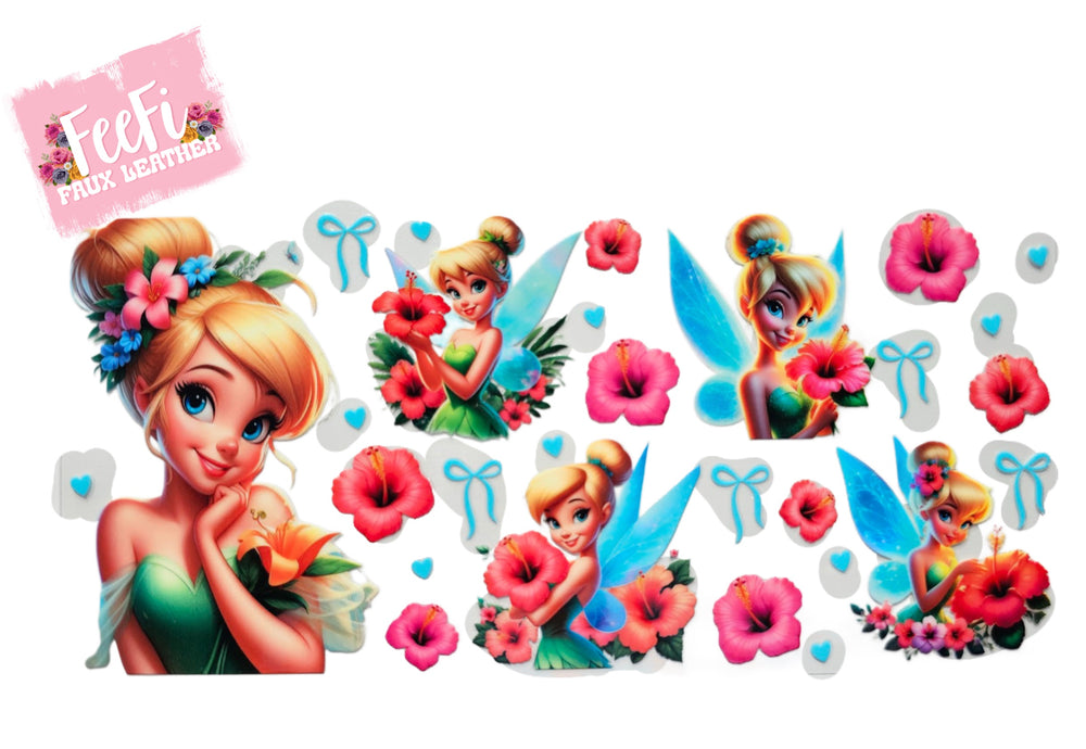 Princess UV DTF Cup Wrap – Easy Cup Wrap for Tumblers & Projects FeeFiFauxLeather
