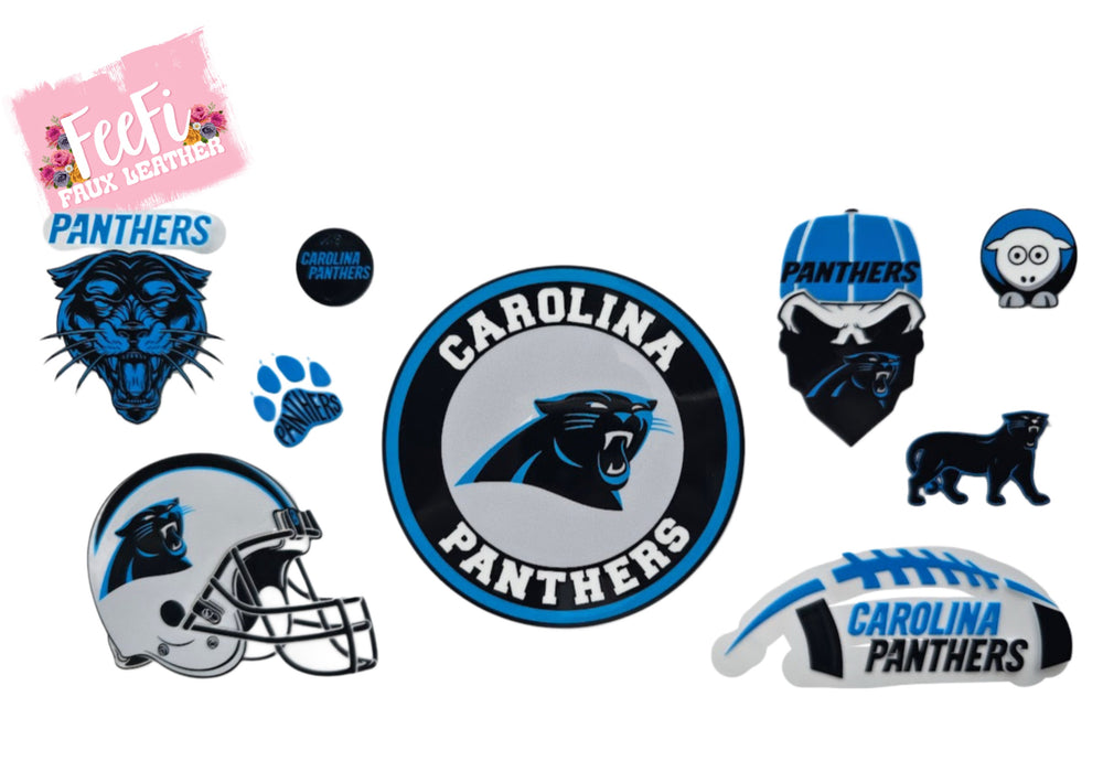 Panthers Football UV DTF Cup Wrap – Easy Cup Wrap for Tumblers & Projects FeeFiFauxLeather
