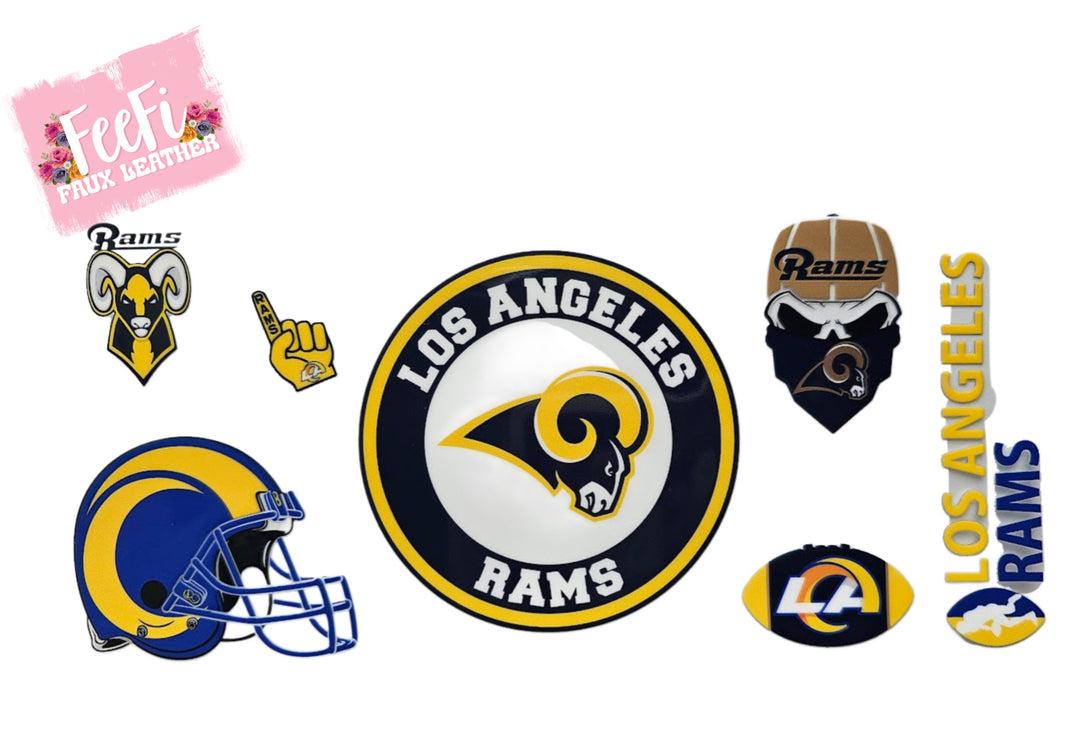Rams Football UV DTF Cup Wrap – Easy Cup Wrap for Tumblers & Projects FeeFiFauxLeather