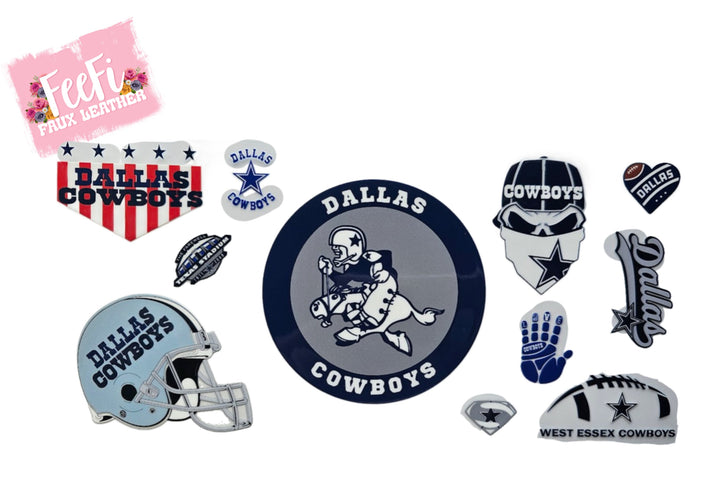 Football UV DTF Cup Wrap – Easy Cup Wrap for Tumblers & Projects FeeFiFauxLeather