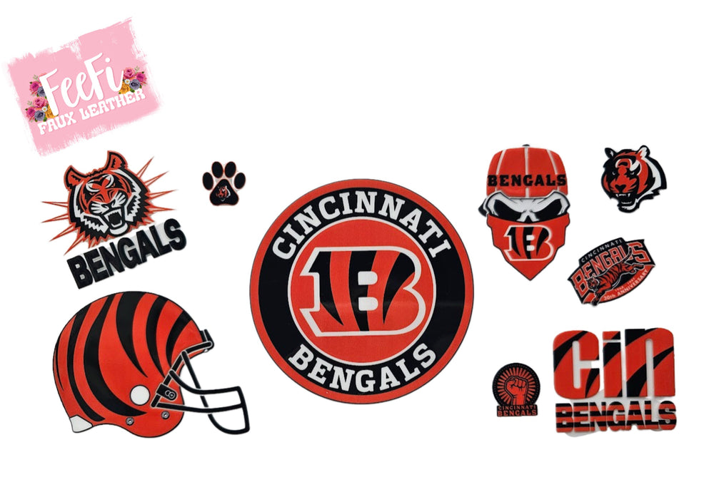 Bengals Football UV DTF Cup Wrap – Easy Cup Wrap for Tumblers & Projects FeeFiFauxLeather