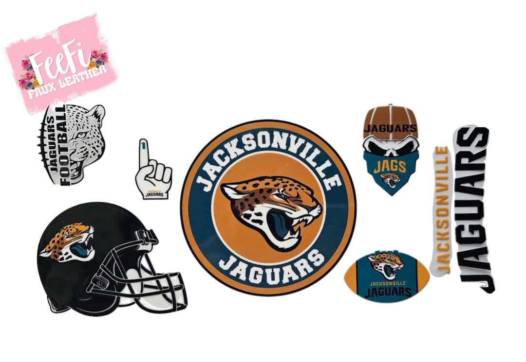 Jaguars Football UV DTF Cup Wrap – Easy Cup Wrap for Tumblers & Projects FeeFiFauxLeather