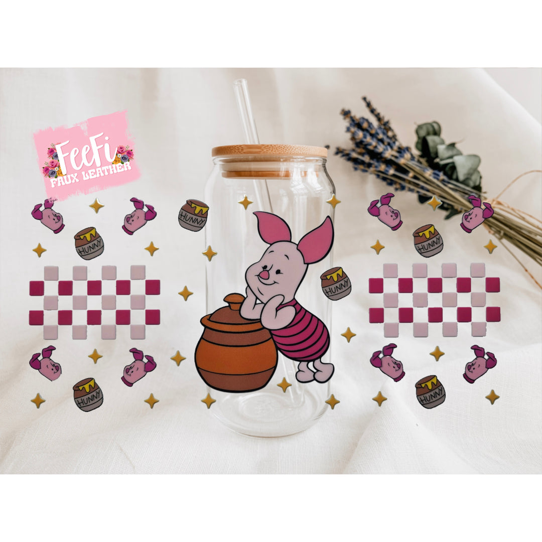 Piglet UV DTF Cup Wrap – Easy Cup Wrap for Tumblers & Projects FeeFiFauxLeather