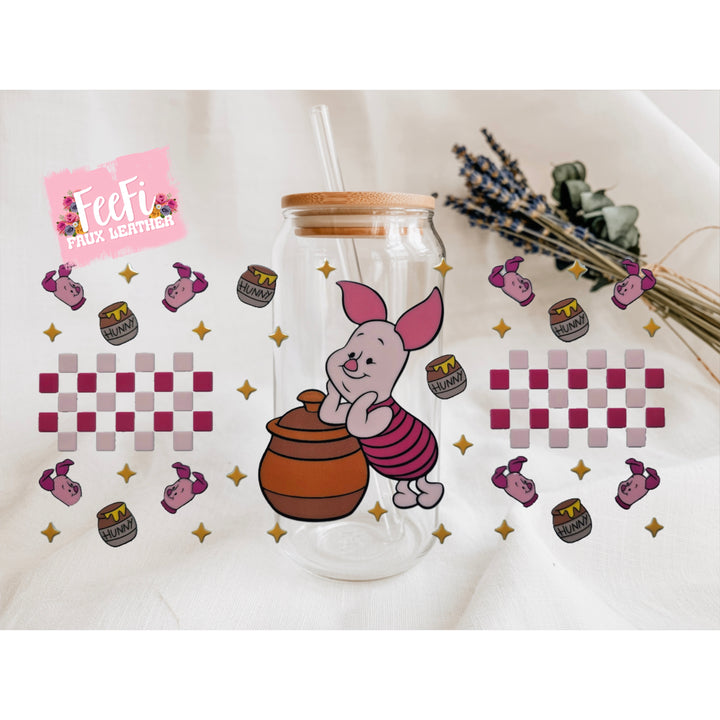Piglet UV DTF Cup Wrap – Easy Cup Wrap for Tumblers & Projects FeeFiFauxLeather