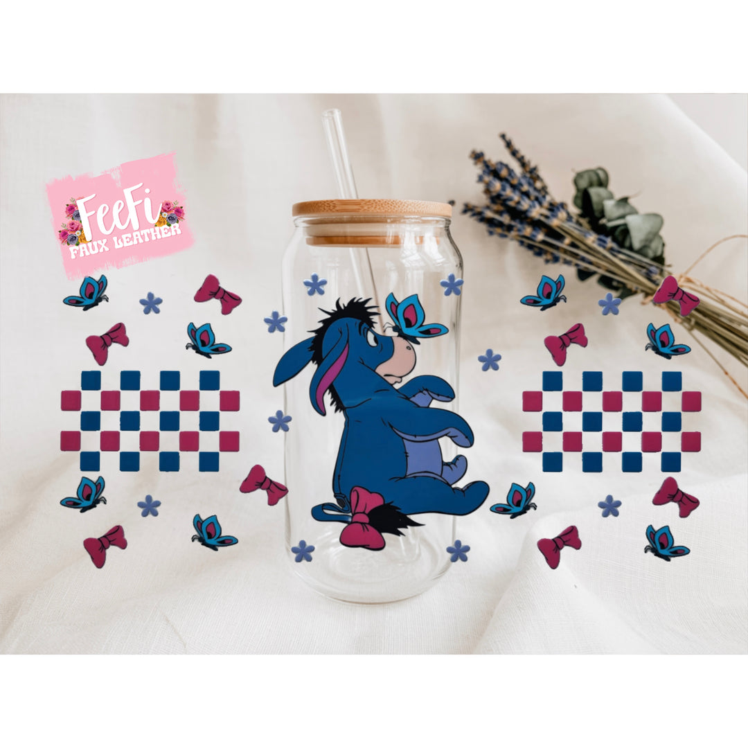 Eeyore UV DTF Cup Wrap – Easy Cup Wrap for Tumblers & Projects FeeFiFauxLeather