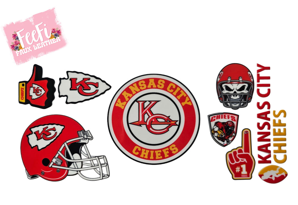 Chiefs Football UV DTF Cup Wrap – Easy Cup Wrap for Tumblers & Projects FeeFiFauxLeather