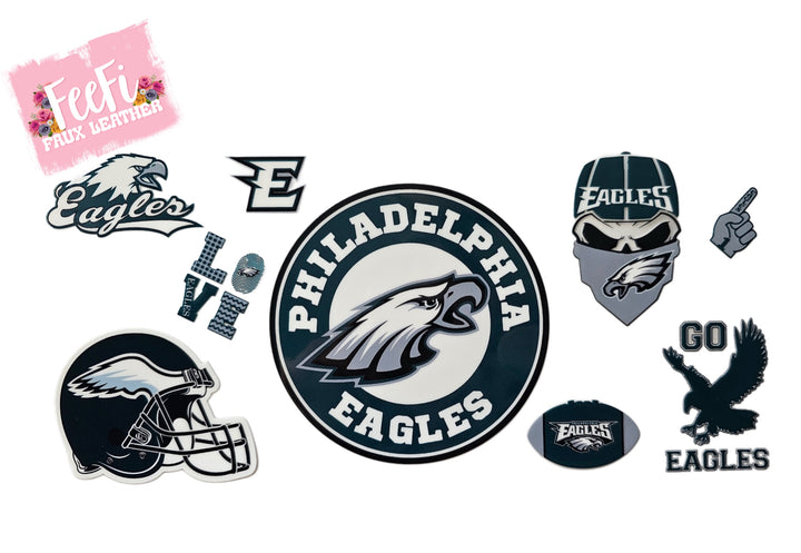 Eagles Football UV DTF Cup Wrap – Easy Cup Wrap for Tumblers & Projects FeeFiFauxLeather