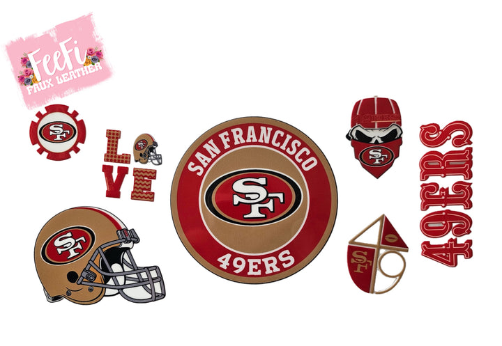 Football UV DTF Cup Wrap – Easy Cup Wrap for Tumblers & Projects FeeFiFauxLeather