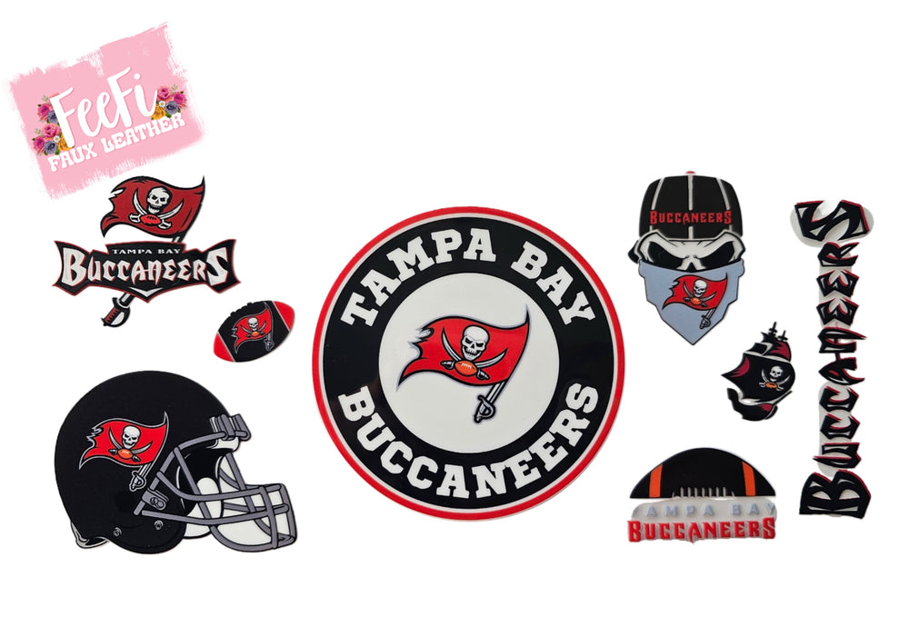 Buccaneers Football UV DTF Cup Wrap – Easy Cup Wrap for Tumblers & Projects FeeFiFauxLeather