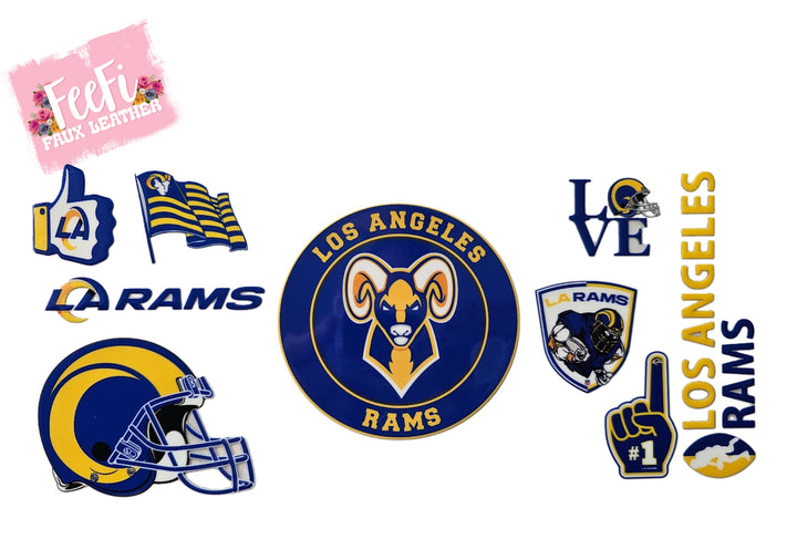 Rams Football UV DTF Cup Wrap – Easy Cup Wrap for Tumblers & Projects FeeFiFauxLeather