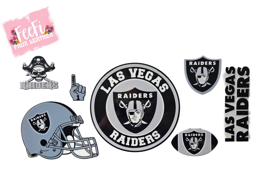 Raiders Football UV DTF Cup Wrap – Easy Cup Wrap for Tumblers & Projects FeeFiFauxLeather