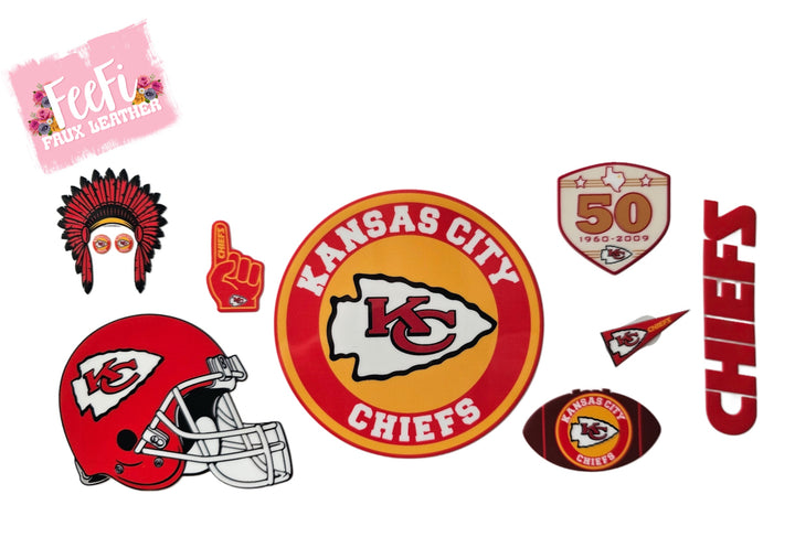 Chiefs Football UV DTF Cup Wrap – Easy Cup Wrap for Tumblers & Projects FeeFiFauxLeather