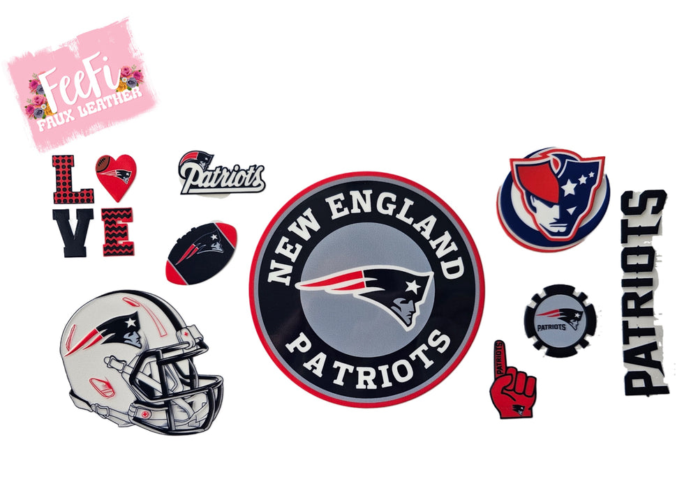 Patriots Football UV DTF Cup Wrap – Easy Cup Wrap for Tumblers & Projects FeeFiFauxLeather