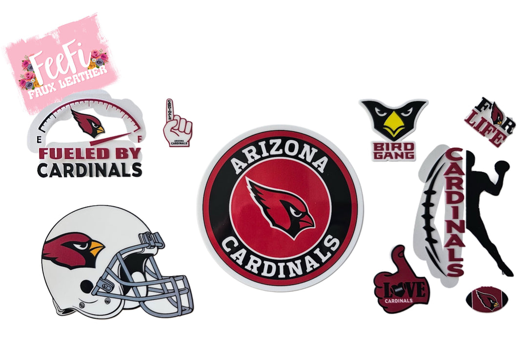 Cardinals Football UV DTF Cup Wrap – Easy Cup Wrap for Tumblers & Projects FeeFiFauxLeather