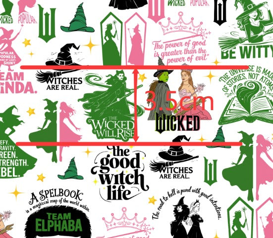 Wicked Wizard Printed Fabric FeeFiFauxLeather