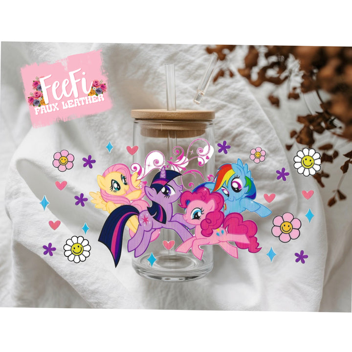 My Little Pony UV DTF Cup Wrap – Easy Cup Wrap for Tumblers & Projects FeeFiFauxLeather