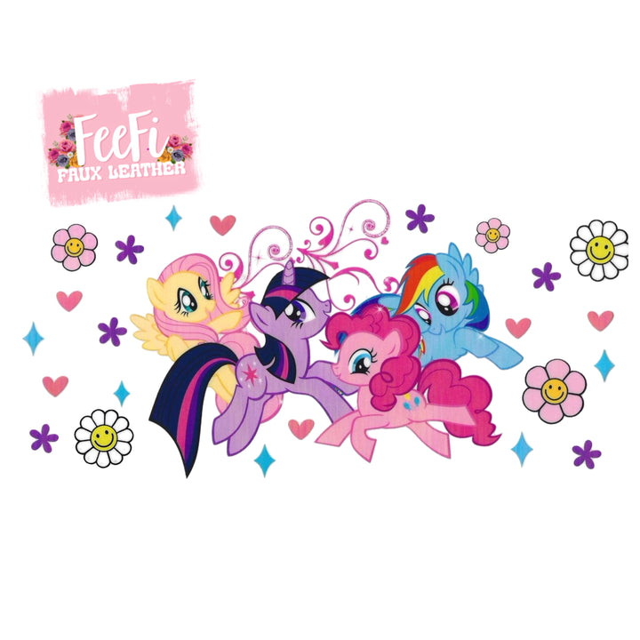 My Little Pony UV DTF Cup Wrap – Easy Cup Wrap for Tumblers & Projects FeeFiFauxLeather
