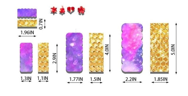 Hair Claw Cutting Die for Making Hair Claw Sides 3 Different Sizes FeeFiFauxLeather