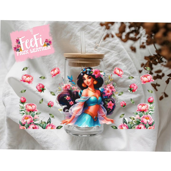 Princess UV DTF Cup Wrap – Easy Cup Wrap for Tumblers & Projects FeeFiFauxLeather