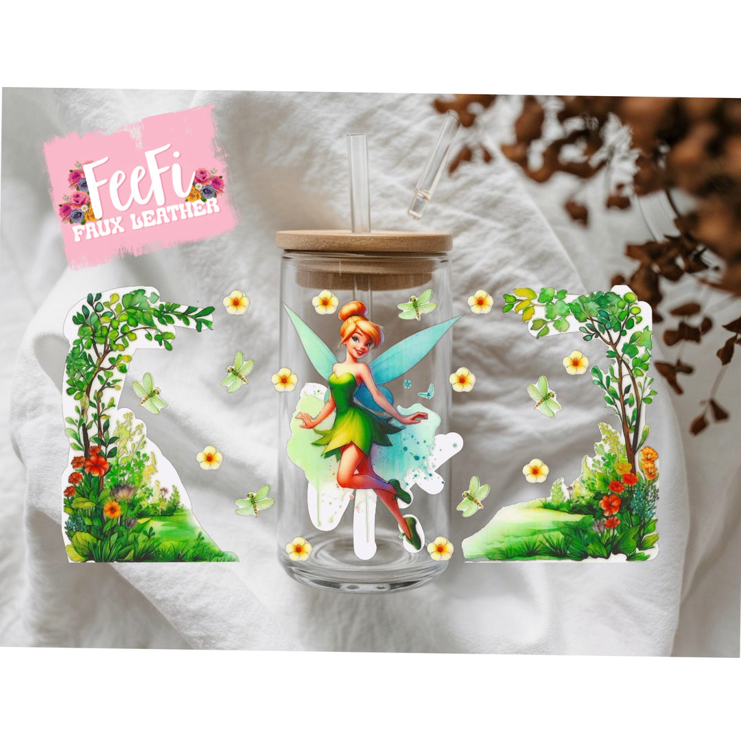 Princess UV DTF Cup Wrap – Easy Cup Wrap for Tumblers & Projects FeeFiFauxLeather