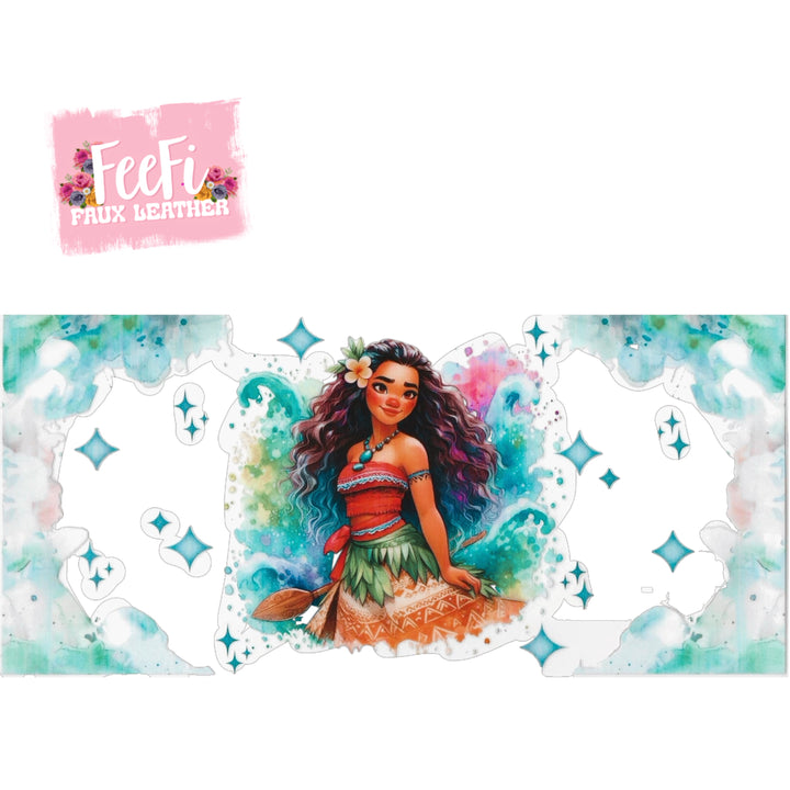 Princess UV DTF Cup Wrap – Easy Cup Wrap for Tumblers & Projects FeeFiFauxLeather