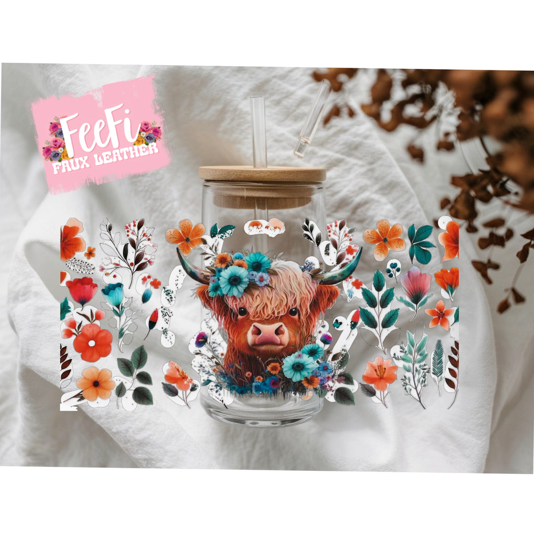 Cows UV DTF Cup Wrap – Easy Cup Wrap for Tumblers & Projects FeeFiFauxLeather