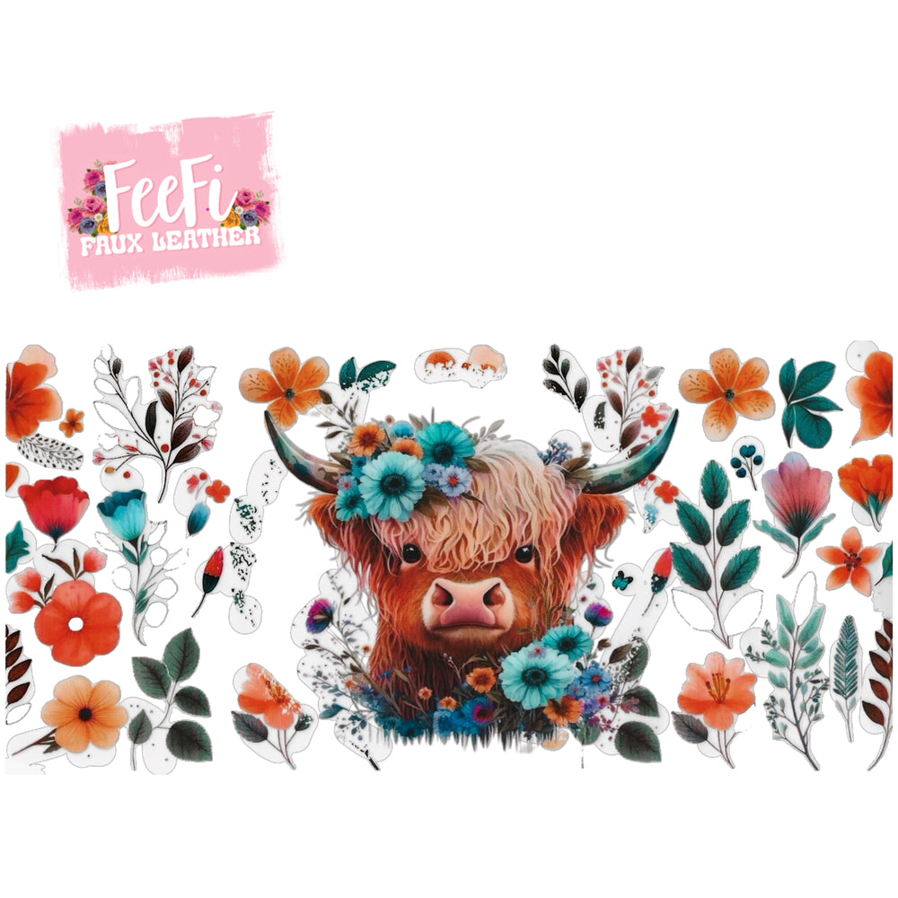 Cows UV DTF Cup Wrap – Easy Cup Wrap for Tumblers & Projects FeeFiFauxLeather