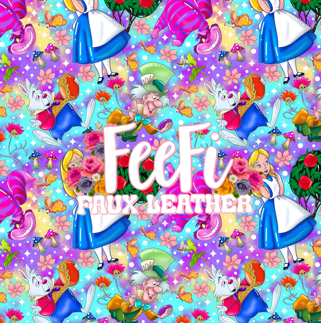 Alice Princess Printed Faux Leather FeeFiFauxLeather