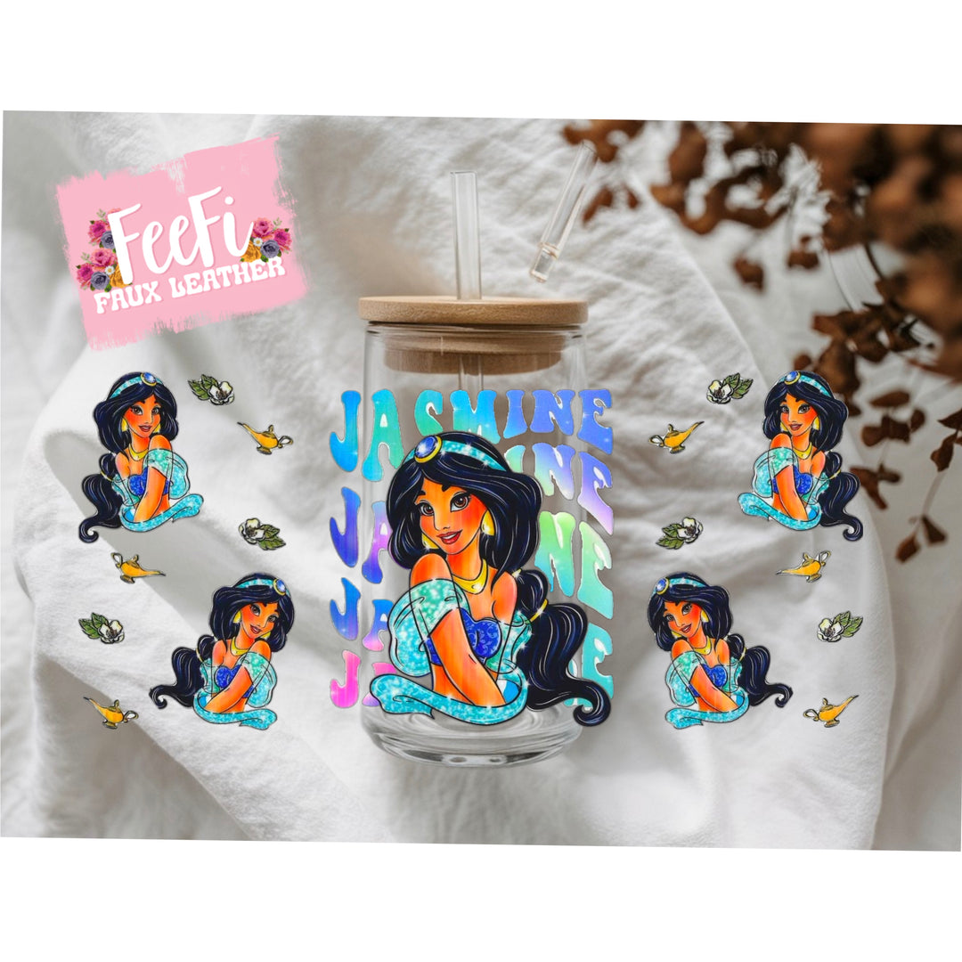 Princess UV DTF Cup Wrap – Easy Cup Wrap for Tumblers & Projects FeeFiFauxLeather