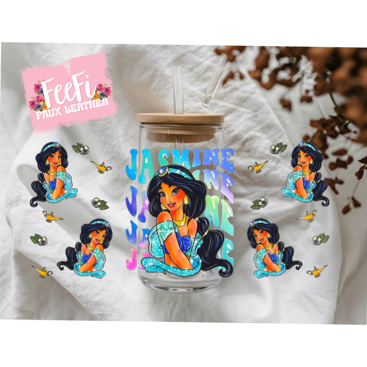 Princess UV DTF Cup Wrap – Easy Cup Wrap for Tumblers & Projects FeeFiFauxLeather