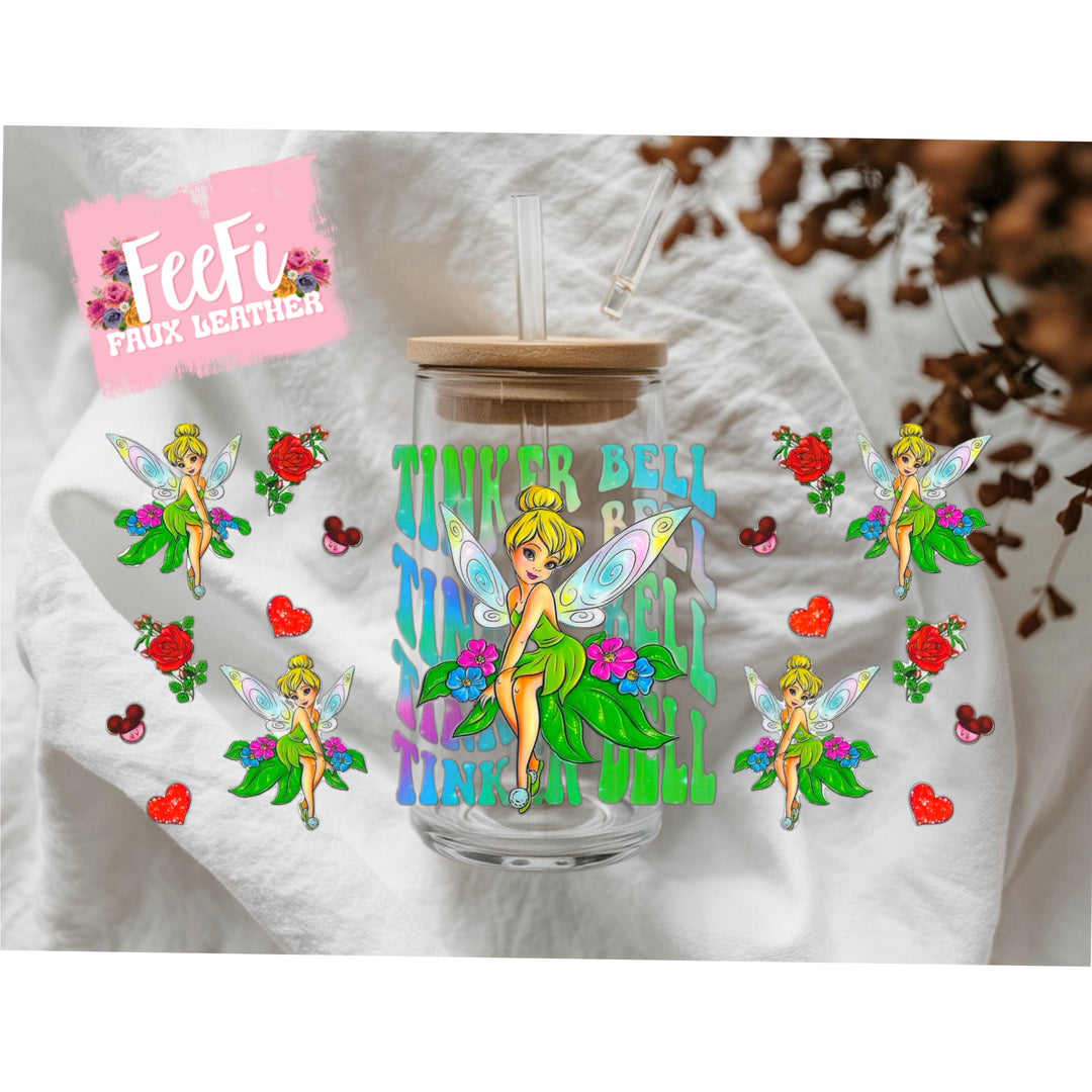 Princess UV DTF Cup Wrap – Easy Cup Wrap for Tumblers & Projects FeeFiFauxLeather