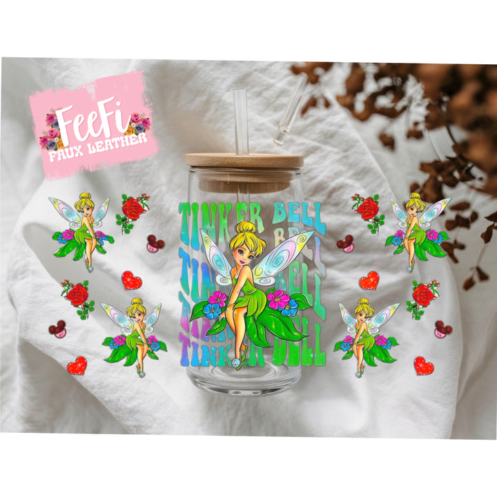 Princess UV DTF Cup Wrap – Easy Cup Wrap for Tumblers & Projects FeeFiFauxLeather