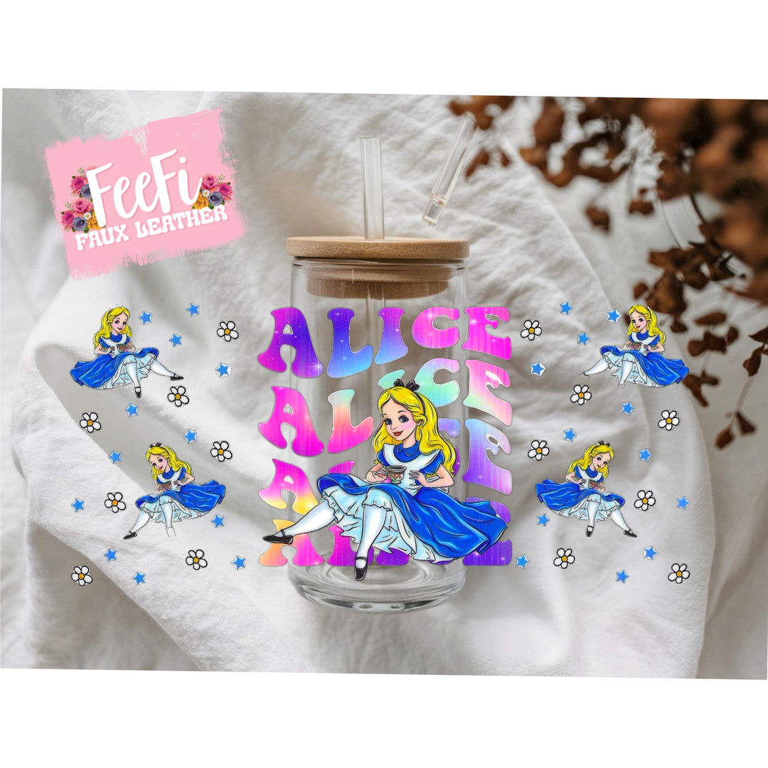 Princess UV DTF Cup Wrap – Easy Cup Wrap for Tumblers & Projects FeeFiFauxLeather