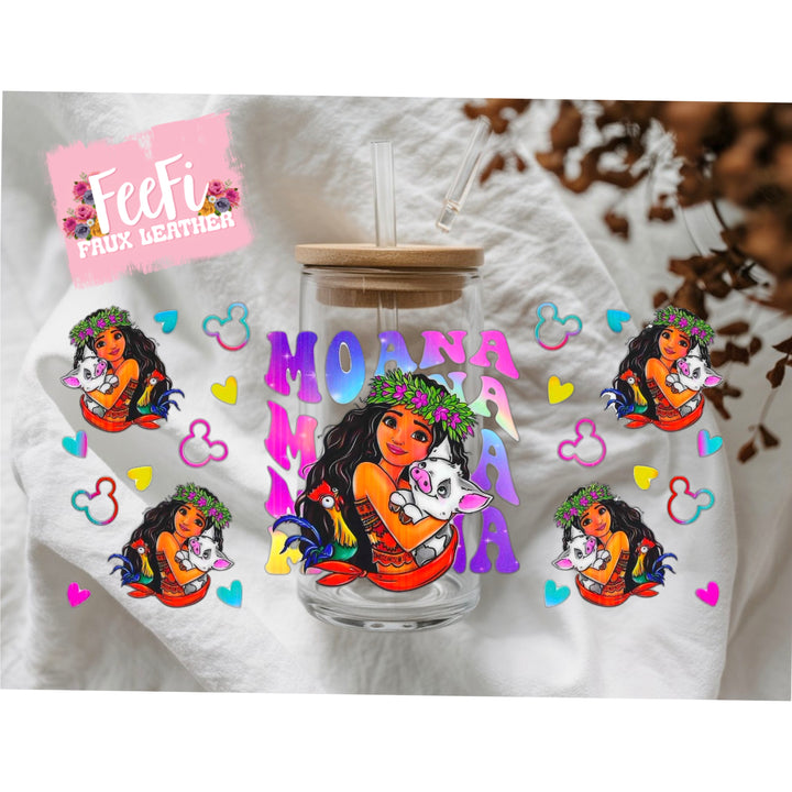 Princess UV DTF Cup Wrap – Easy Cup Wrap for Tumblers & Projects FeeFiFauxLeather