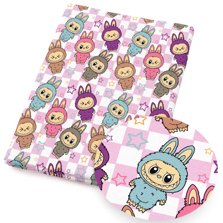 Bears Printed Faux Leather FeeFiFauxLeather