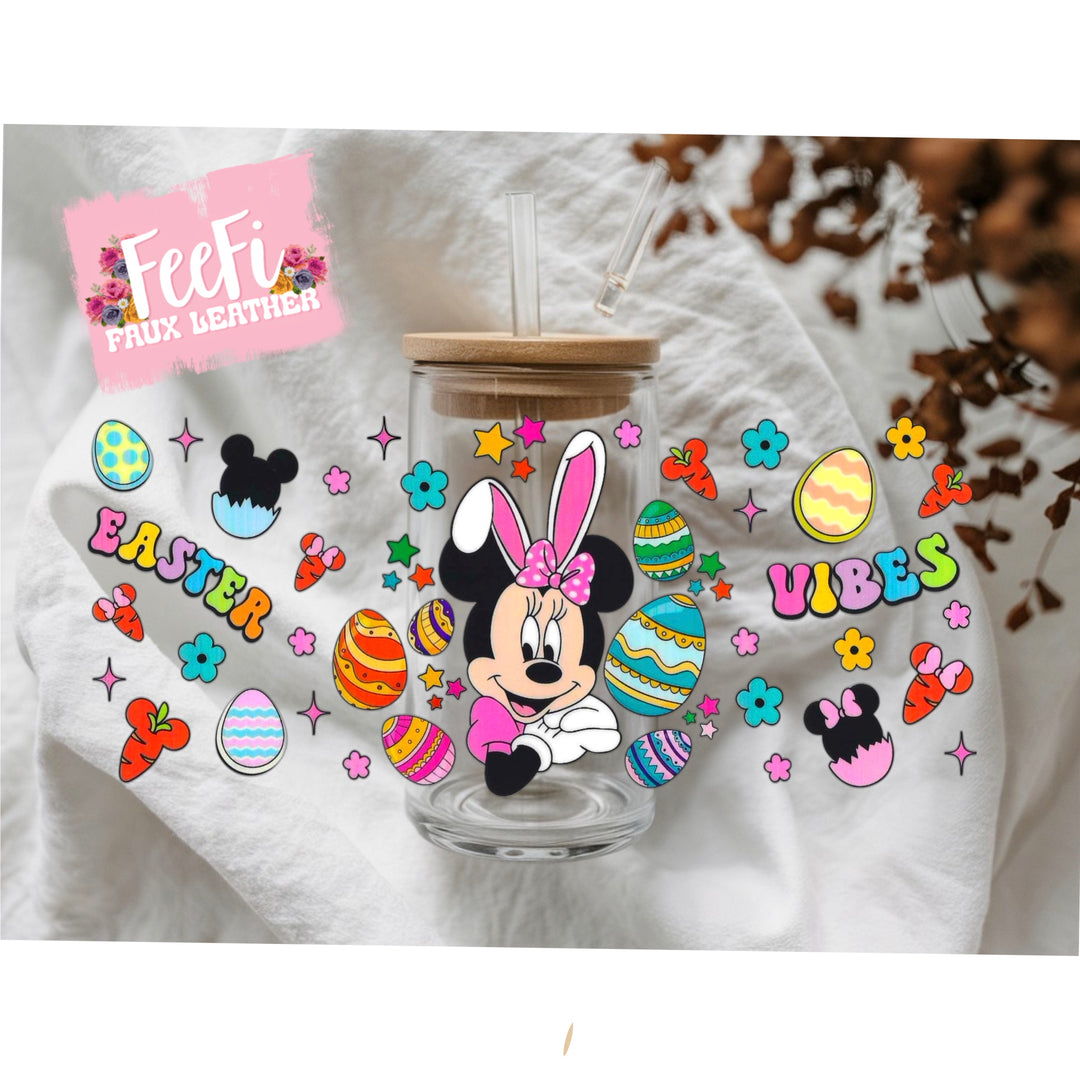 Mouse Easter UV DTF Cup Wrap – Easy Cup Wrap for Tumblers & Projects FeeFiFauxLeather