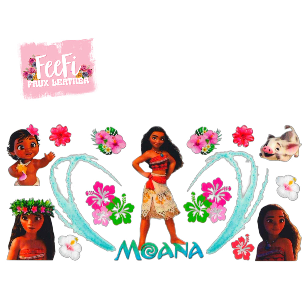Princess UV DTF Cup Wrap – Easy Cup Wrap for Tumblers & Projects FeeFiFauxLeather