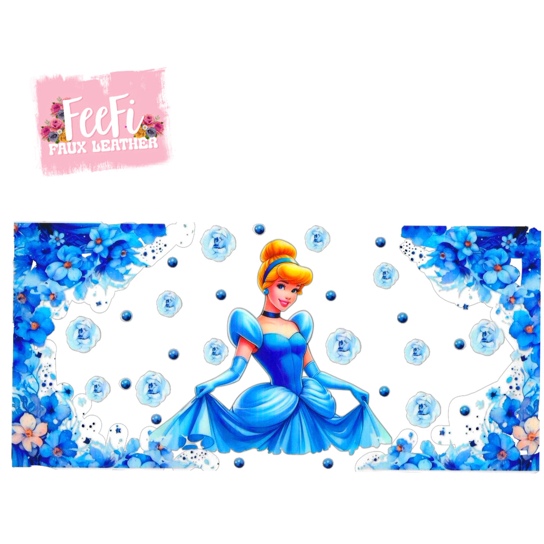 Princess UV DTF Cup Wrap – Easy Cup Wrap for Tumblers & Projects FeeFiFauxLeather