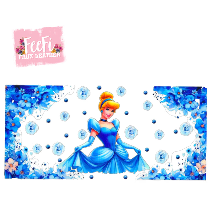 Princess UV DTF Cup Wrap – Easy Cup Wrap for Tumblers & Projects FeeFiFauxLeather