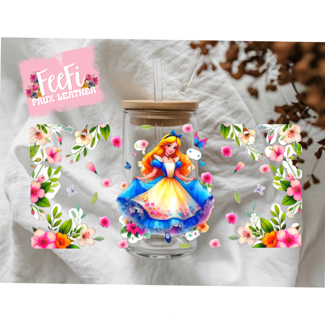 Princess UV DTF Cup Wrap – Easy Cup Wrap for Tumblers & Projects FeeFiFauxLeather