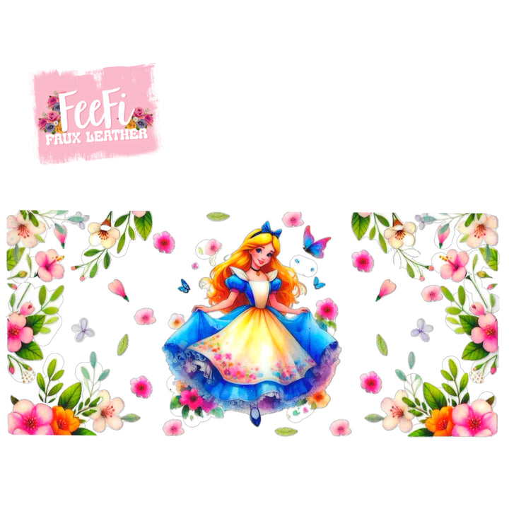 Princess UV DTF Cup Wrap – Easy Cup Wrap for Tumblers & Projects FeeFiFauxLeather