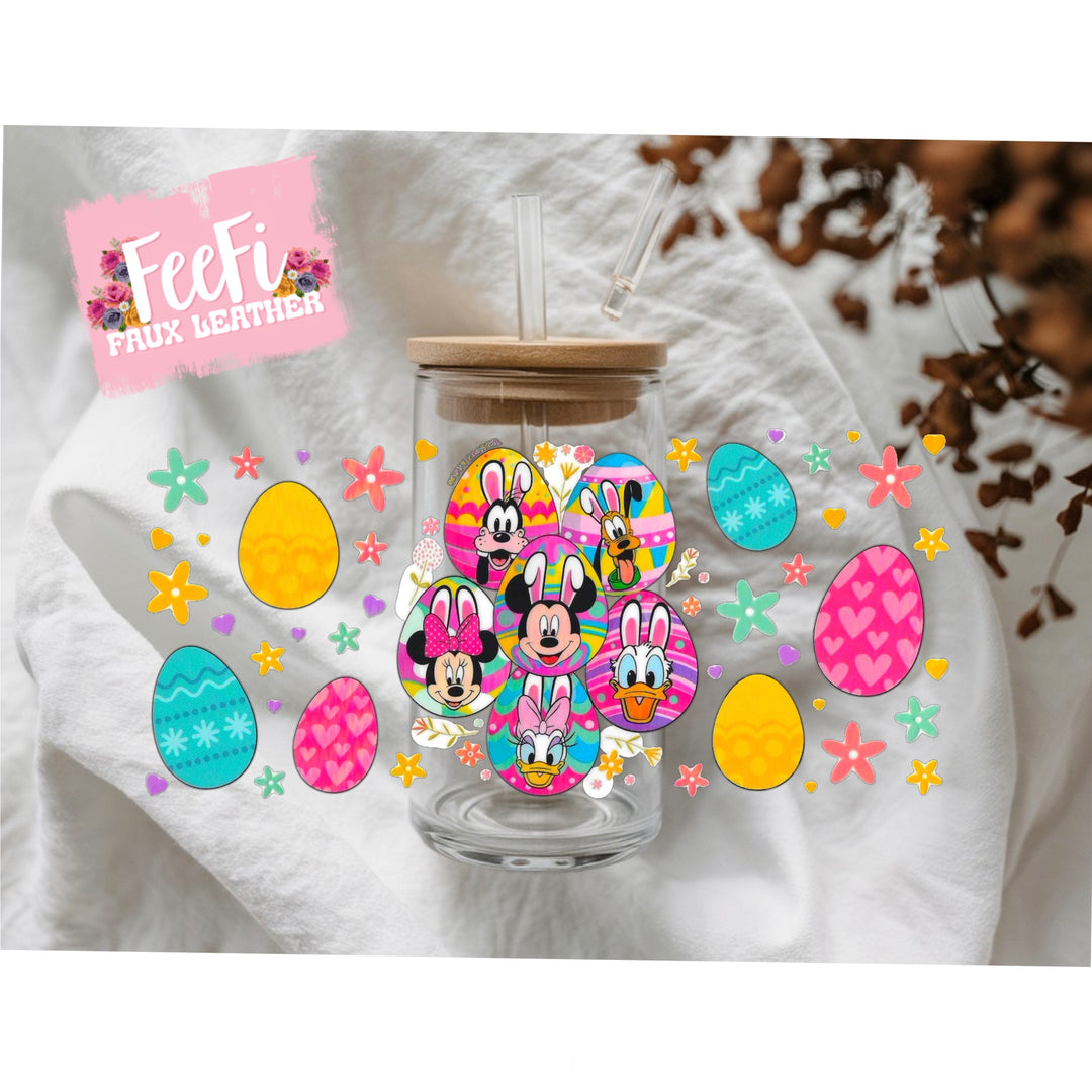 Mouse Easter UV DTF Cup Wrap – Easy Cup Wrap for Tumblers & Projects FeeFiFauxLeather