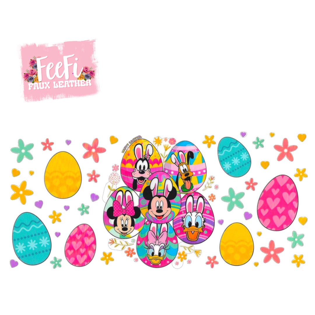 Mouse Easter UV DTF Cup Wrap – Easy Cup Wrap for Tumblers & Projects FeeFiFauxLeather