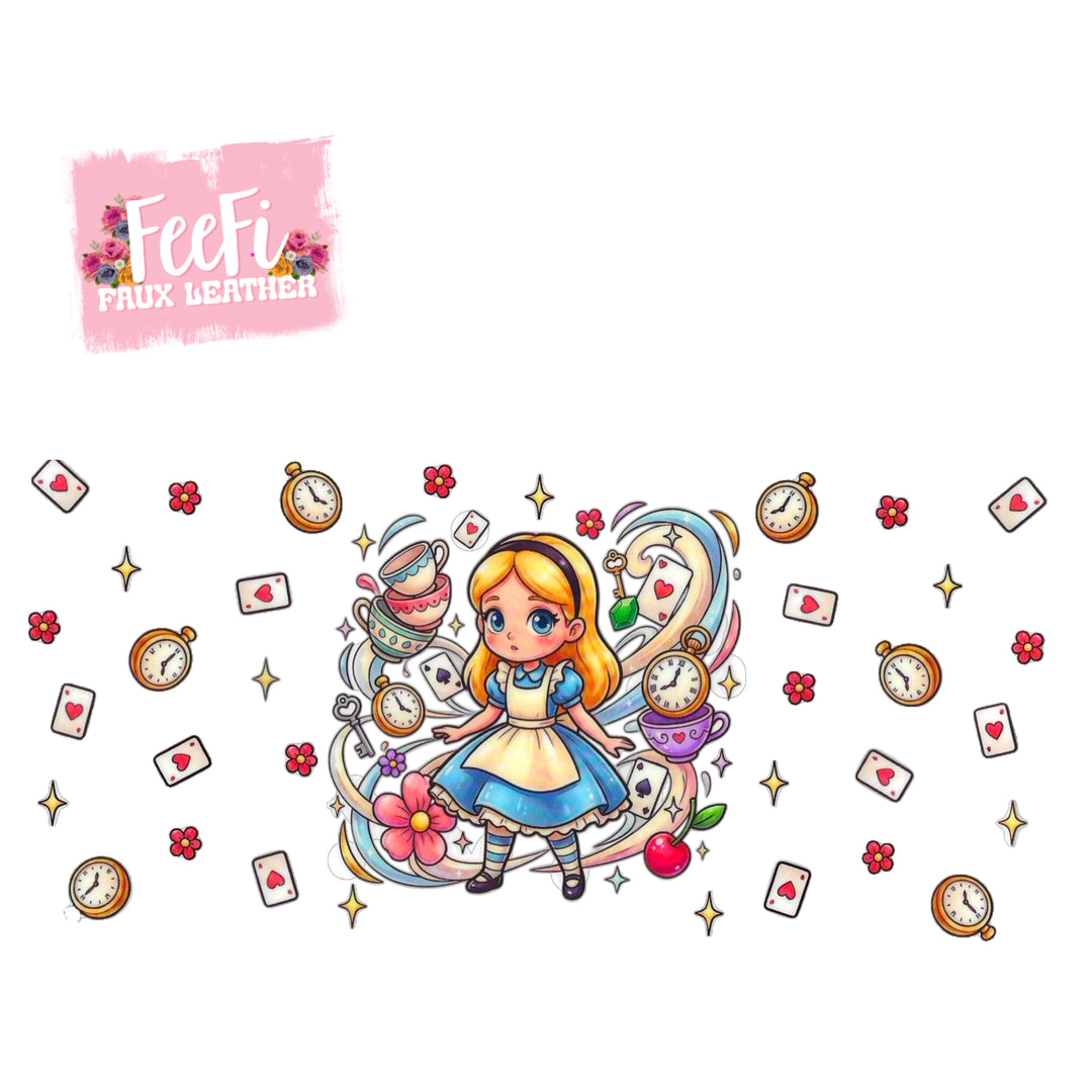 Princess UV DTF Cup Wrap – DIY Tumbler Wrap for Drinkware Crafting FeeFiFauxLeather