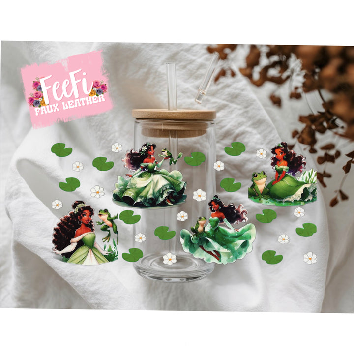 Princess UV DTF Cup Wrap – Easy Cup Wrap for Tumblers & Projects FeeFiFauxLeather