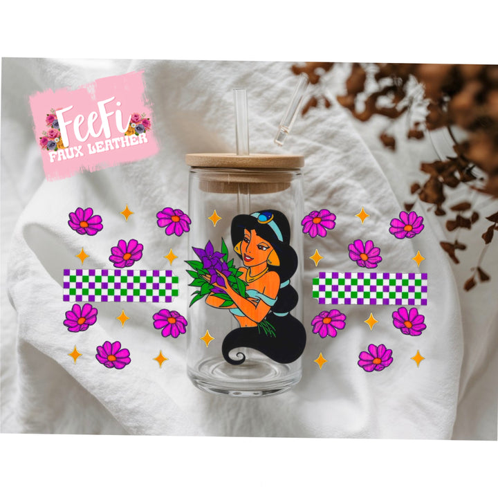 Princess UV DTF Cup Wrap – Easy Cup Wrap for Tumblers & Projects FeeFiFauxLeather