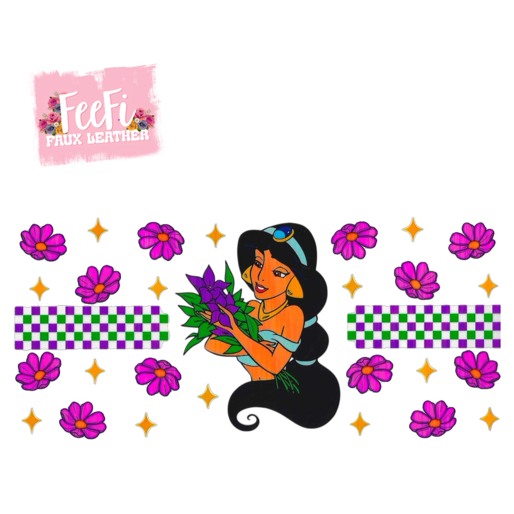 Princess UV DTF Cup Wrap – Easy Cup Wrap for Tumblers & Projects FeeFiFauxLeather