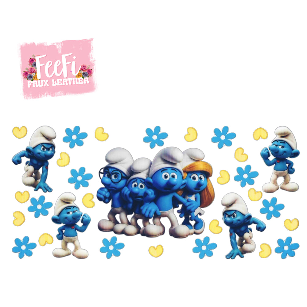 Blue Guys UV DTF Cup Wrap – Easy Cup Wrap for Tumblers & Projects (Copy) FeeFiFauxLeather