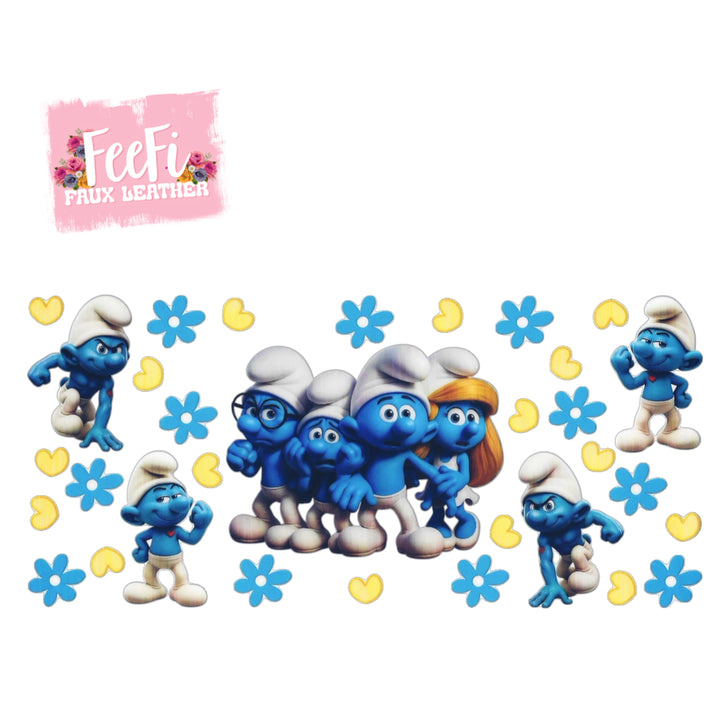 Blue Guys UV DTF Cup Wrap – Easy Cup Wrap for Tumblers & Projects (Copy) FeeFiFauxLeather