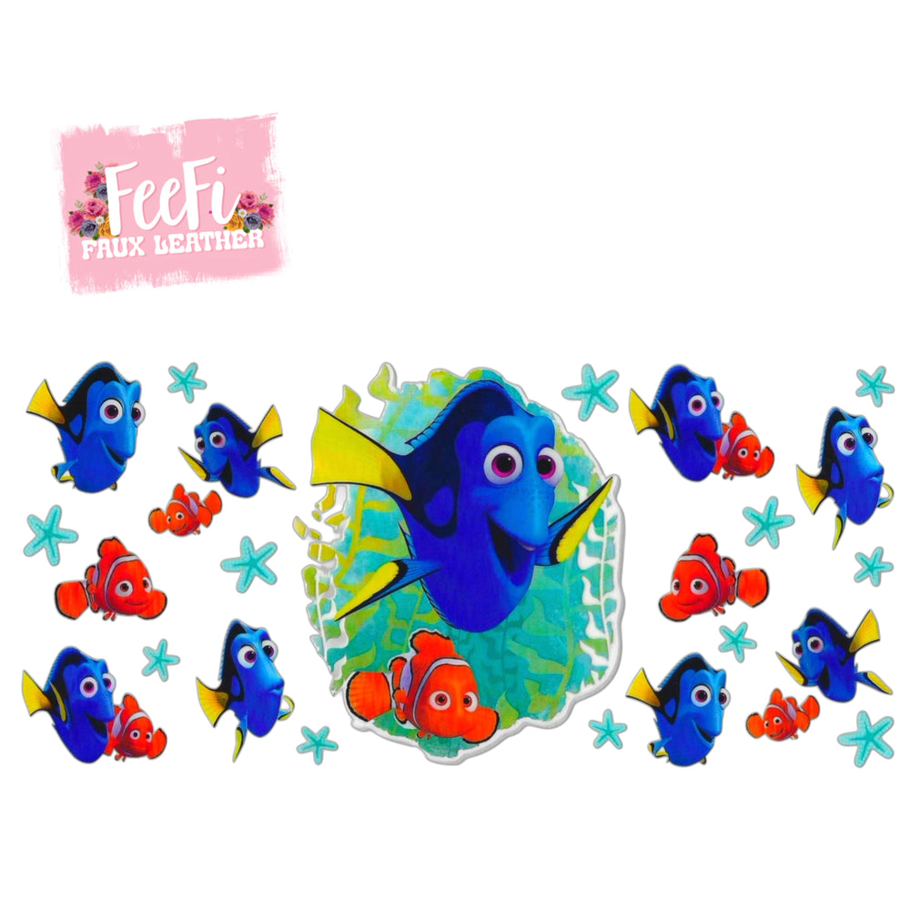 Fish UV DTF Cup Wrap – Easy Cup Wrap for Tumblers & Projects FeeFiFauxLeather